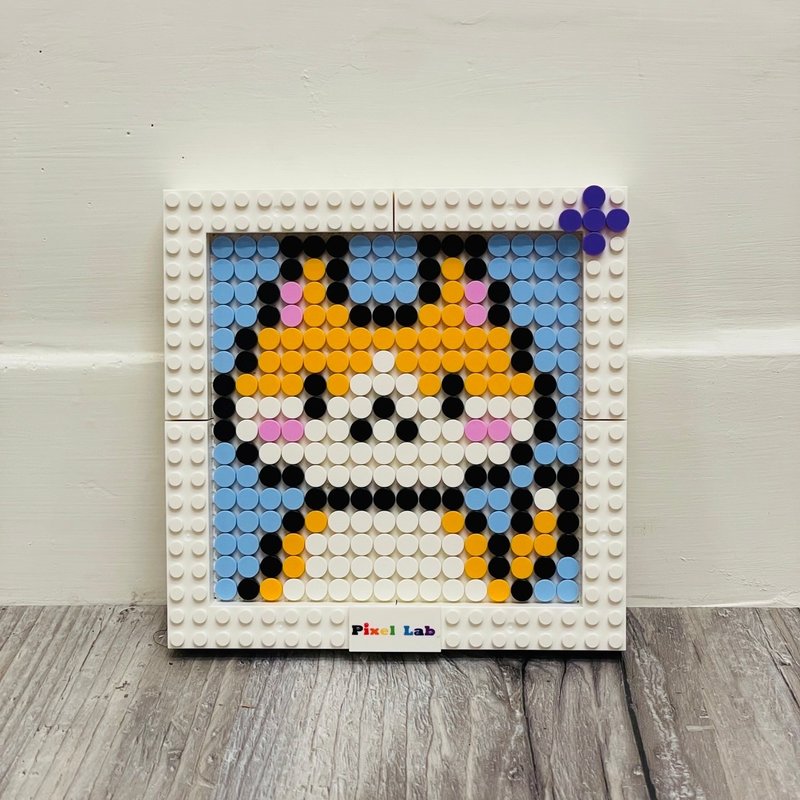 【拼圖 禮物】寵物系列 16X16 DIY套裝-橘貓 - 擺飾/家飾品 - 塑膠 
