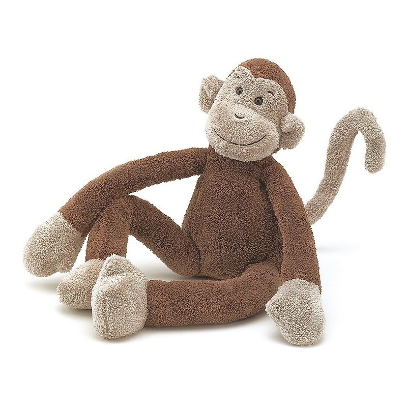 預購 Jellycat Slackajack Monkey 約33公分 - 玩偶/公仔 - 棉．麻 咖啡色