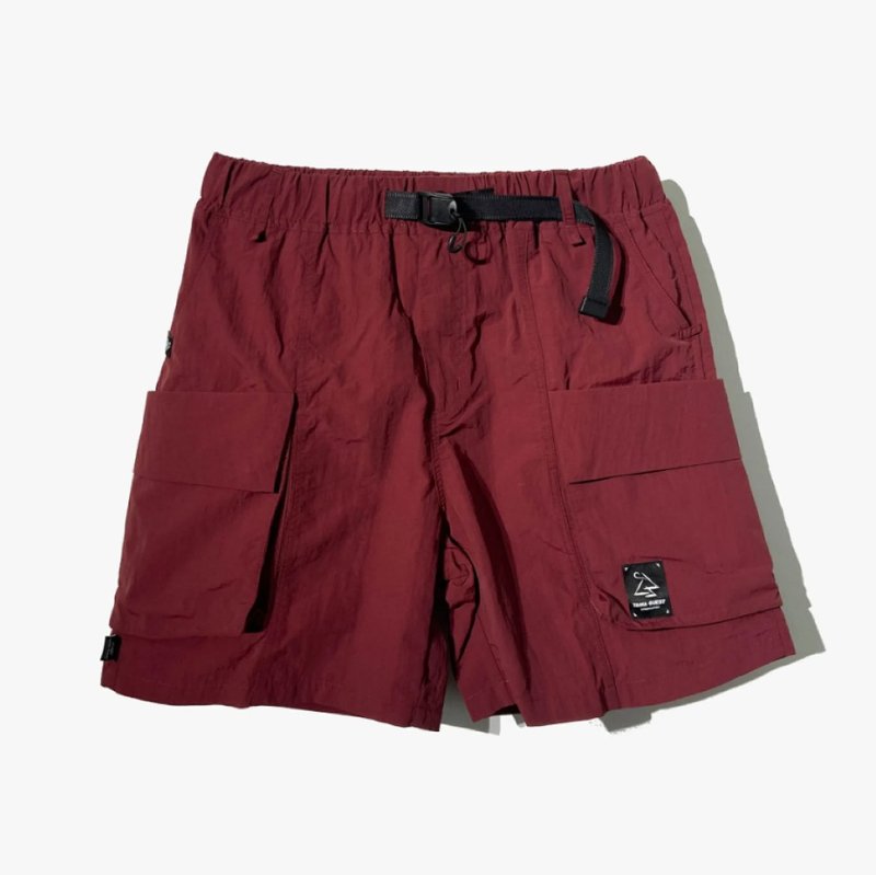 SP02V3 Unisex 8 Pocket Short (REX) - กางเกง - วัสดุกันนำ้ สีแดง