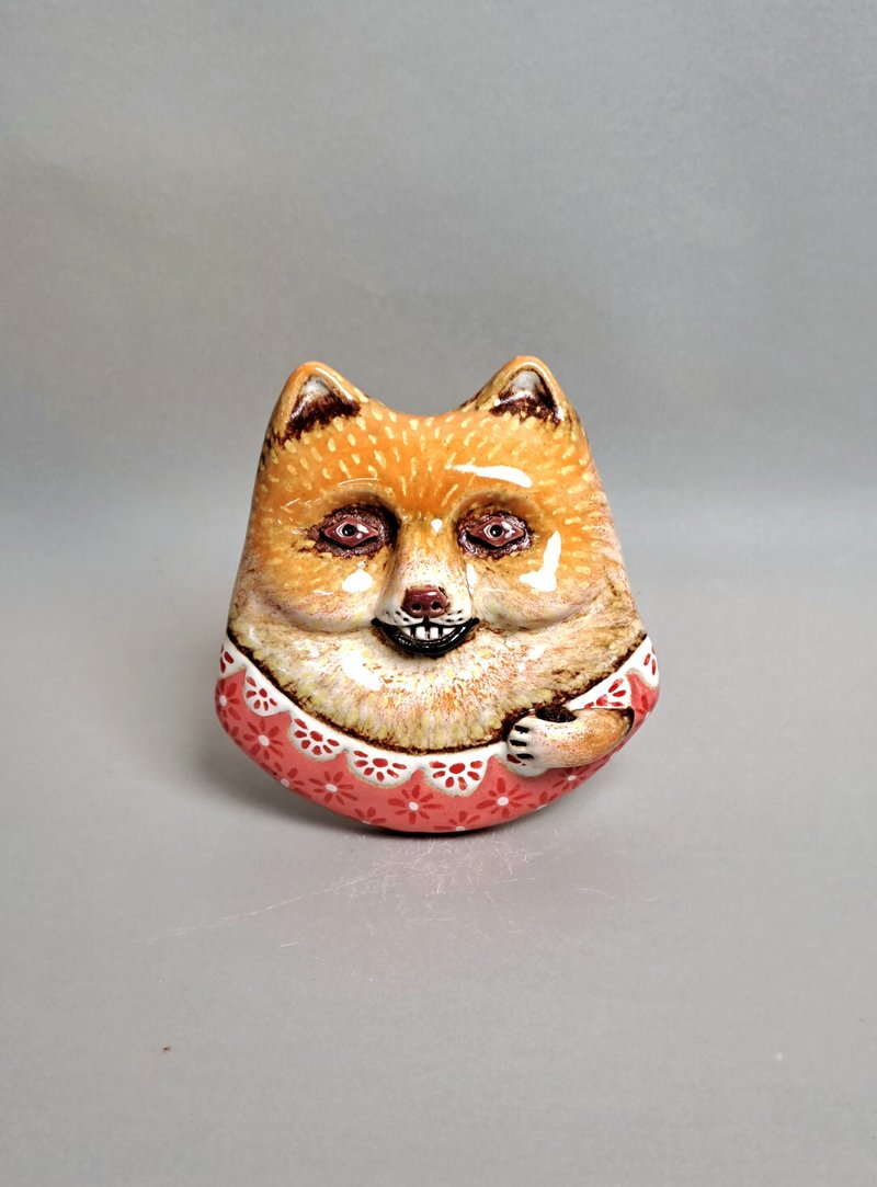 Pomeranian diffuser 02 (handmade ceramic products) - น้ำหอม - ดินเผา ขาว