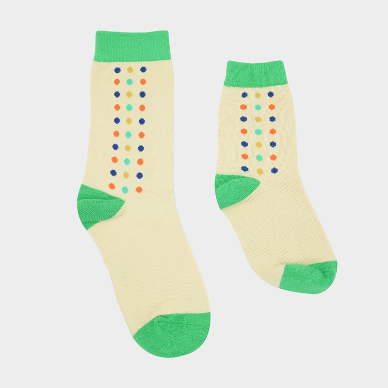 Retro parent-child socks - ถุงเท้า - ผ้าฝ้าย/ผ้าลินิน 