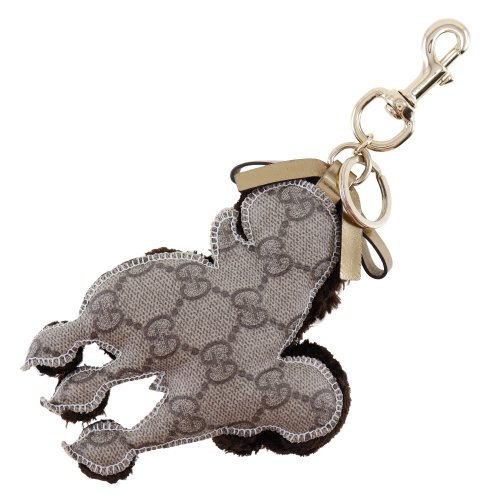 【美品】GUCCI キーリング スプリーム グッチョリ プードル　バッグチャーム 日本直送】グッチ GUCCI プードル キーホルダー バッグチャーム