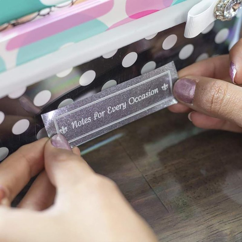 Brother TZe-PR955 華麗護貝標籤帶 (24mm 華麗銀底白字) - 其他 - 紙 銀色