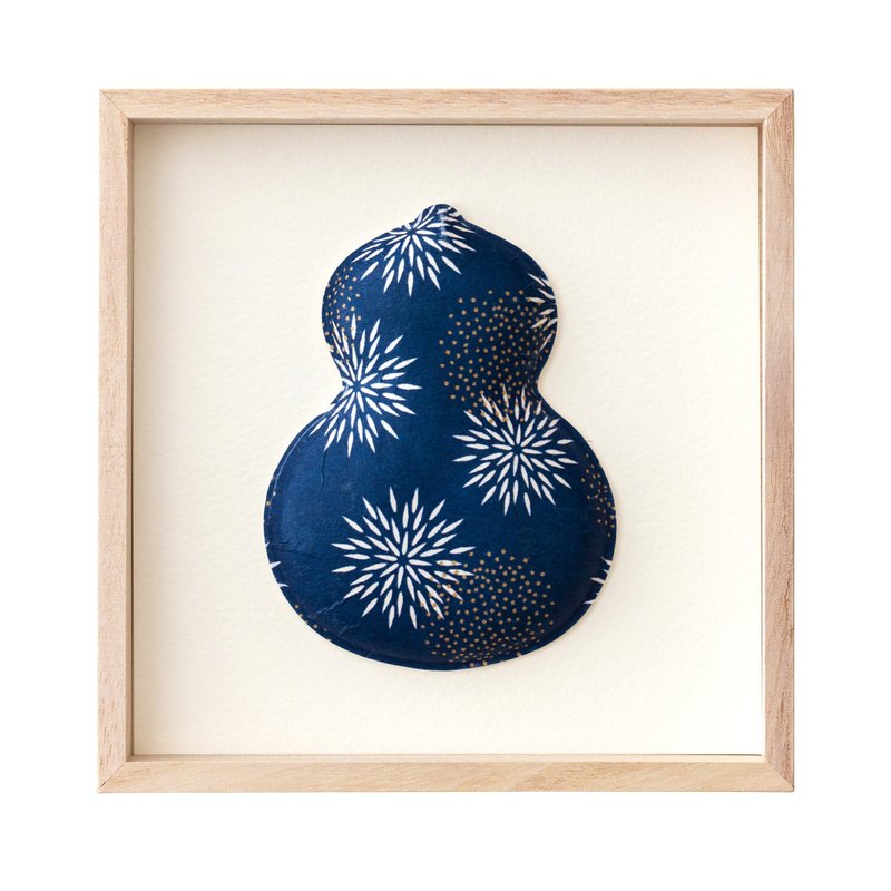 和紙の壁飾り　ふくら　花火瓢箪　１種飾り - 壁貼/牆壁裝飾 - 紙 