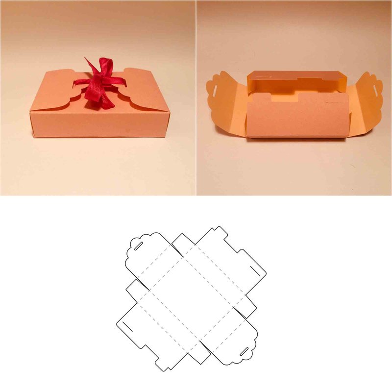 Gift box for her, pink gift box, gift box for women, woman gift box, Cricut, PDF - 圖文模板設計 - 其他材質 