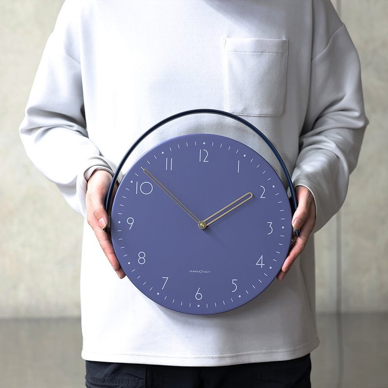 Japan Magnets Nordic Minimalist 360° Adjustable Silent Clock / Wall Clock / Table Clock (Blue) - Clocks - Plastic Blue