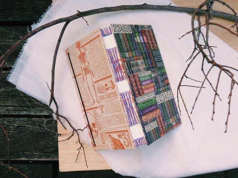 Miss French crocodile ﹝ ﹞ weird wind handmade wire-bound book - Notebooks & Journals - Paper 