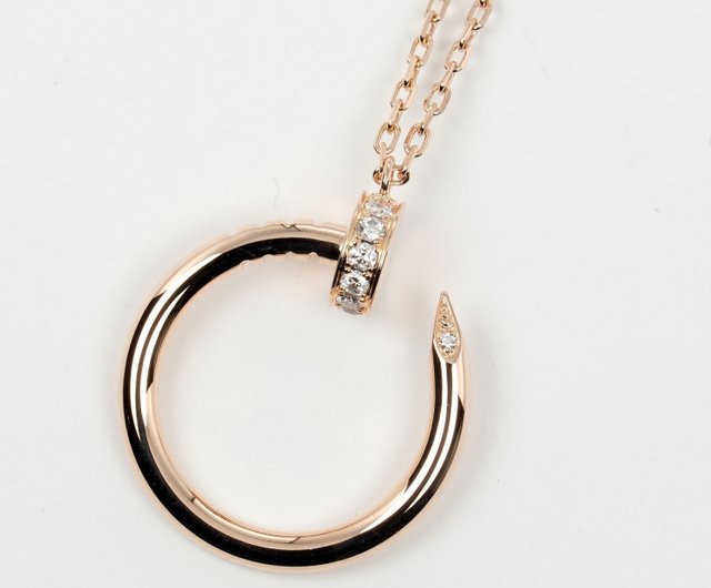 日本直送】カルティエ CARTIER ジュストアンクル ネックレス K18PG