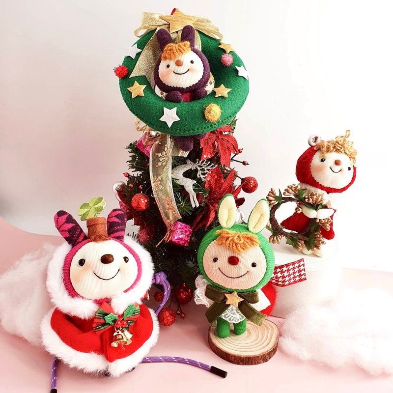 [Lucky Purple Baby | Pre-order] Christmas Party Elf (Four Styles) | Sock Doll - ตุ๊กตา - วัสดุอื่นๆ 