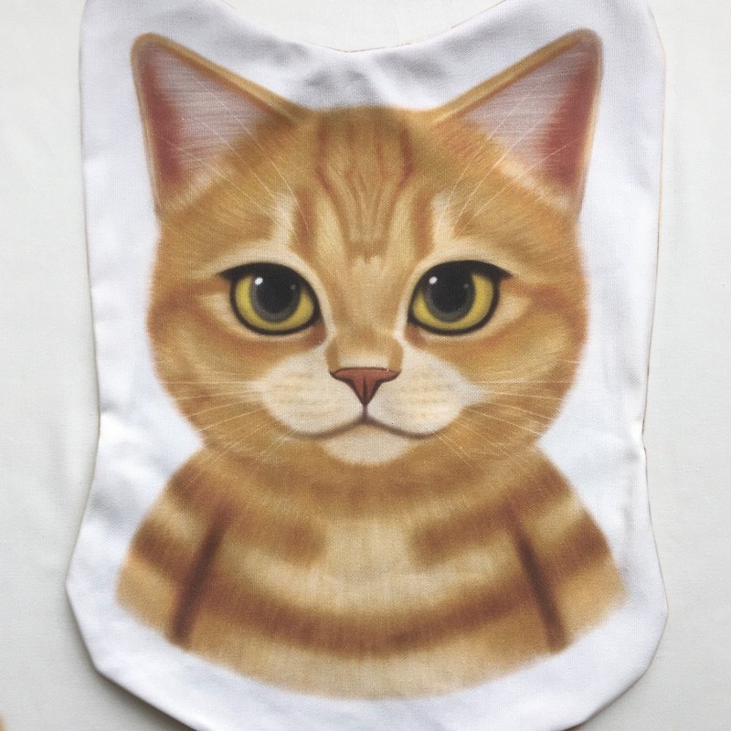 Lion Cat Pillow - หมอน - ผ้าฝ้าย/ผ้าลินิน สีส้ม