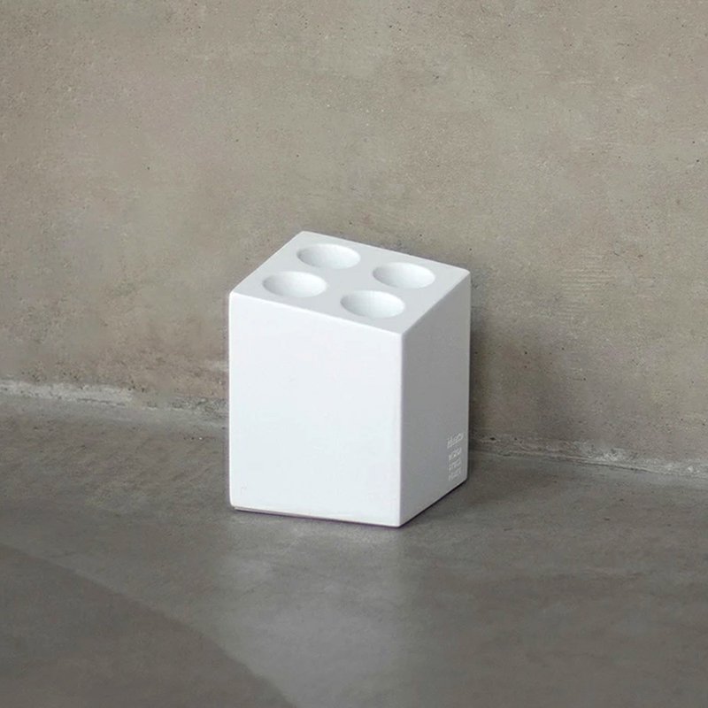 日本ideaco mini cube 砂岩4孔雨傘架-多色可選 - 居家收納/收納盒/儲物盒 - 環保材質 綠色