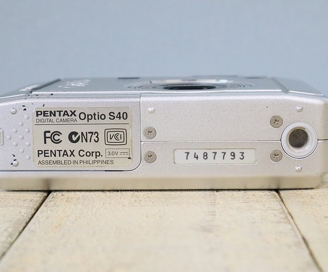 名機 動作品 デジカメ 平成レトロ CCD PENTAX Optio S40 完動品】PENTAX Optio S40 コンパクトデジタルカメラ S/N