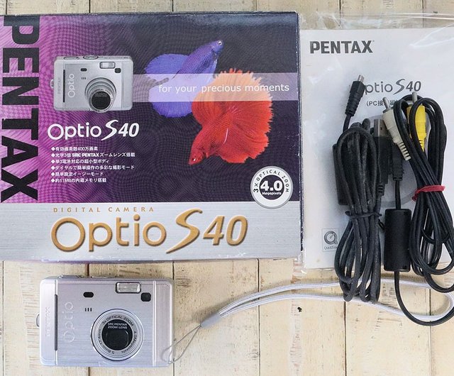完動品】PENTAX Optio S40 コンパクトデジタルカメラ S/N