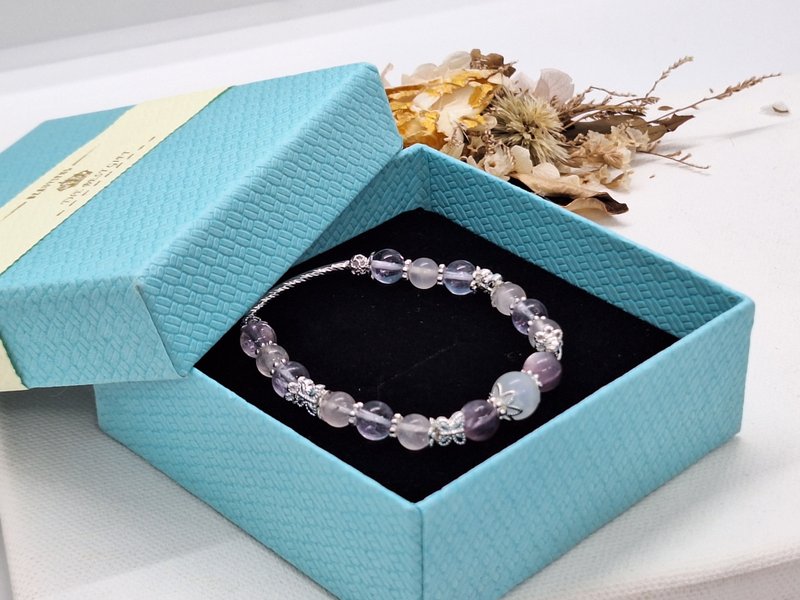 Fantasy Zizeng Renyuan Silver Tube Bracelet - สร้อยข้อมือ - คริสตัล 