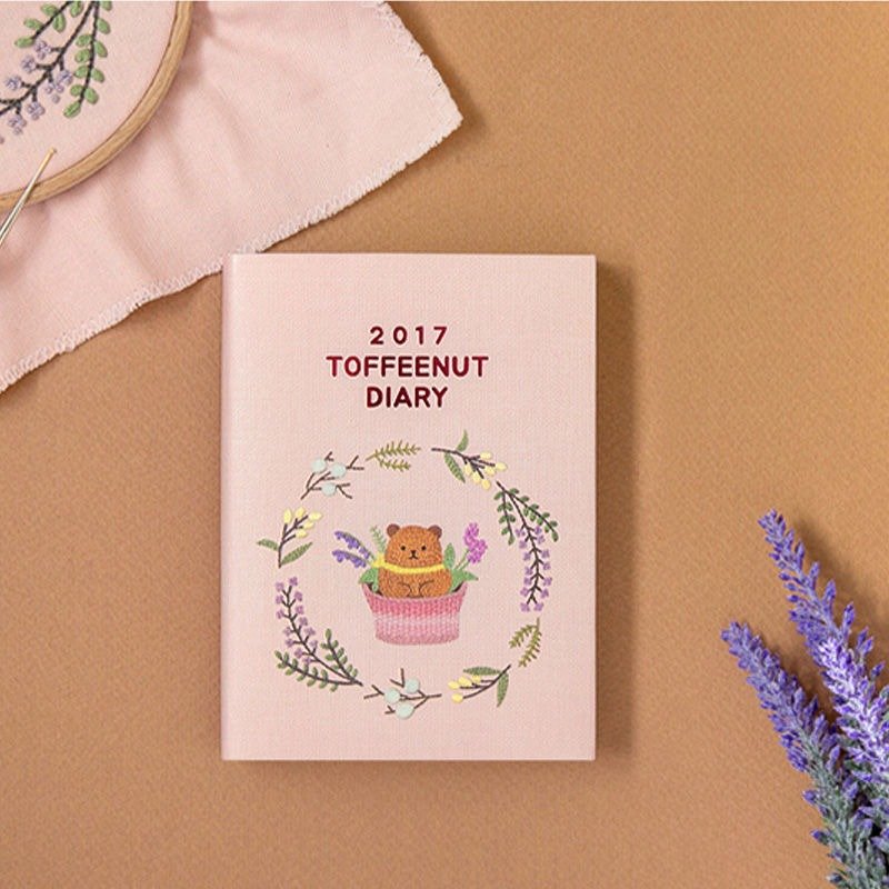 MPL PDAカレンダー-2017タフィークマカレンダー周V6（老化） - ベアガーデン、MPL27681 - ノート・手帳 - 紙 ピンク