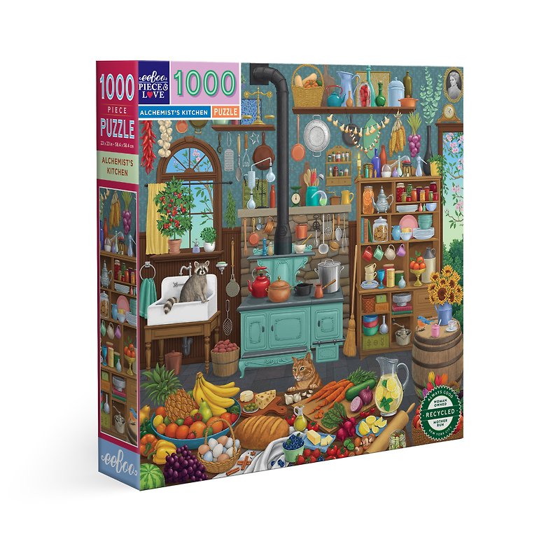 eeBoo 1000 piece puzzle-Alchemist's Kitchen Alchemist's Kitchen - เกมปริศนา - กระดาษ หลากหลายสี