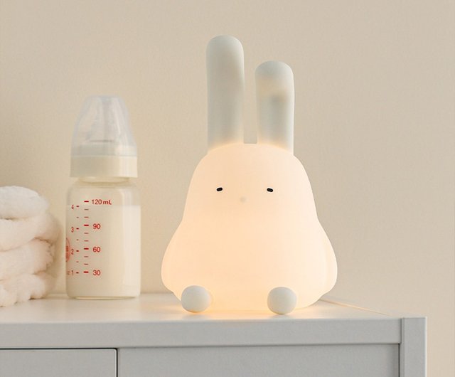 Folded ear rabbit with sleeping lamp LOPUNNY NIGHT LAMP Shop muid Lighting Pinkoi