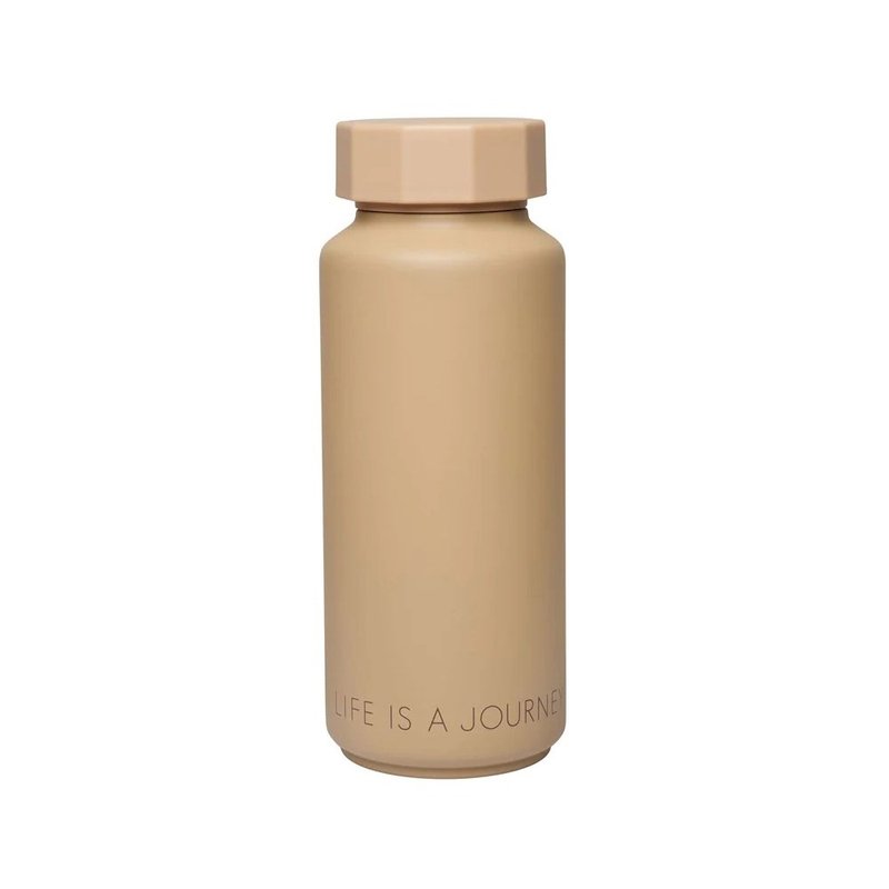 500ml direct drinking thermos cup – Khaki - กระบอกน้ำร้อน - วัสดุอื่นๆ สีกากี