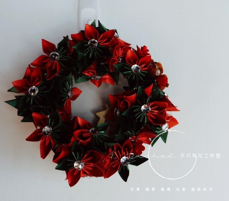 Art Paper Flower Wreath-Material Pack - ชิ้นส่วน/วัสดุอุปกรณ์ - กระดาษ 