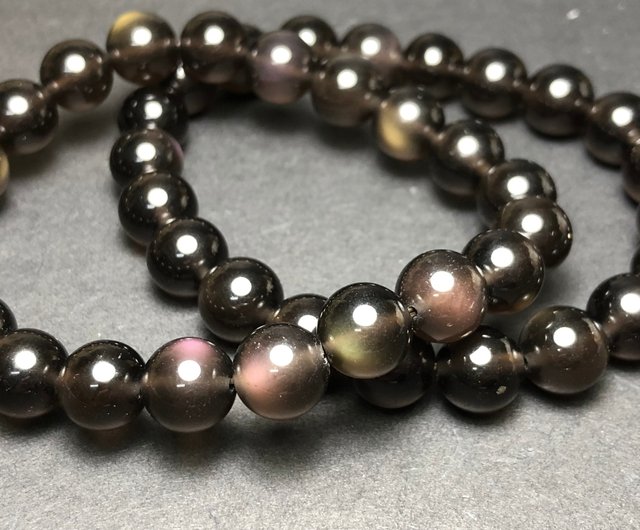 Ice store obsidian bracelet