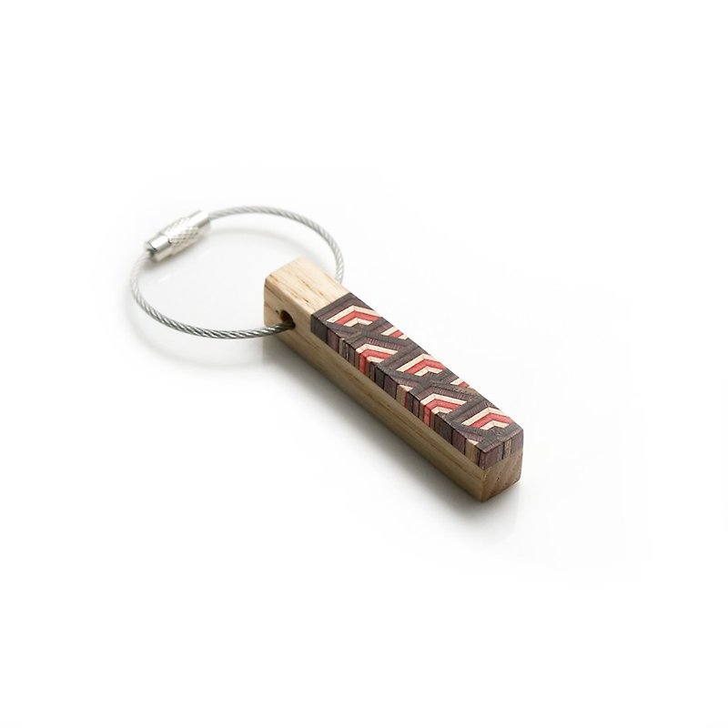 Yoki style key ring R1206005 - Keychains - Wood Purple
