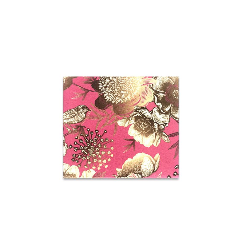 MASKfolio S Turquoise Bird Embroidery - หน้ากาก - กระดาษ 