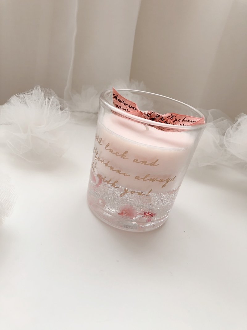 Romantic gradient scented essential oil candle - Candles, Fragrances & Soaps - Wax Multicolor