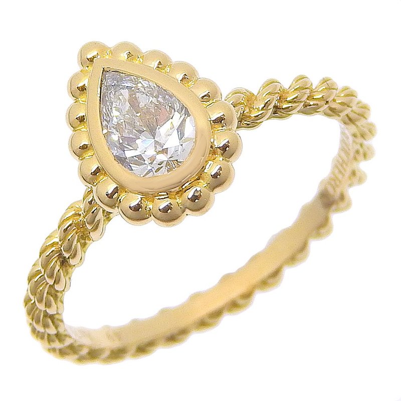 【日本直送】ブシュロン Boucheron セルパンボエム 8.5号 指輪 JSL0016649 K18YG×ダイヤモンド 約2.3g レディース【中古】 - 戒指 - 貴金屬 金色