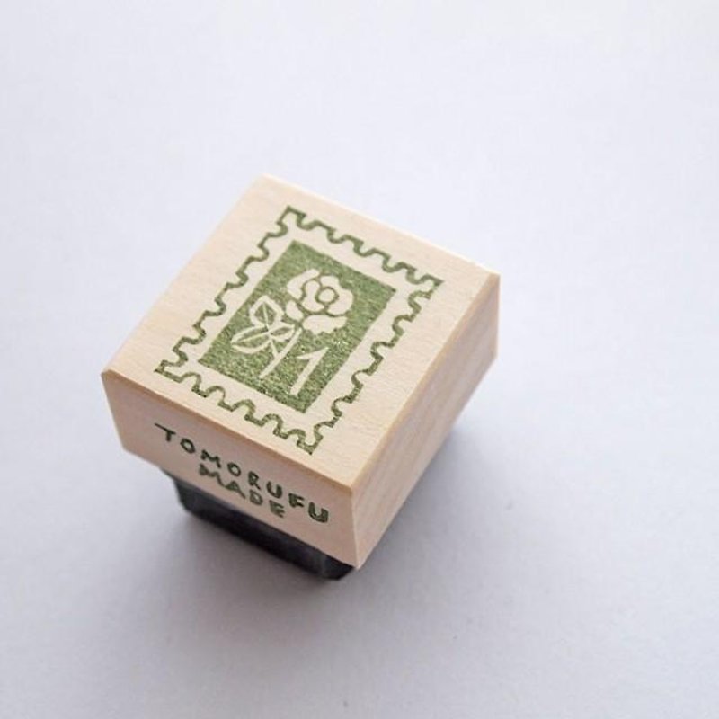 Eraser rubber stamp No.1 rose