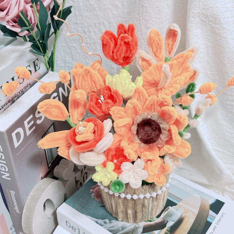 【手工訂製】充滿希望桌花/開幕花禮/升遷花禮/祝賀花禮/喬遷花禮 - 擺飾/家飾品 - 其他材質 