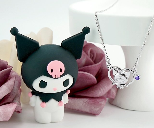 Kuromi Classic Collection - I.Love.Kuromi Sterling Silver Necklace 
