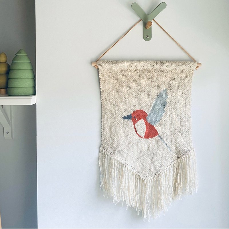 【Christmas Gift】Flying Bird Decorative Tapestry Wall Decoration Painting Pure Cotton Nordic Style Wall Decoration