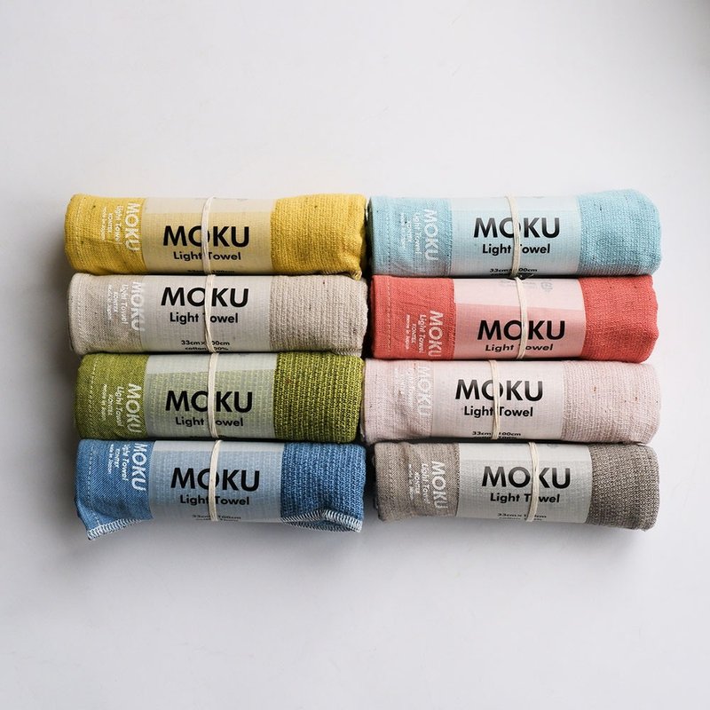 [kontex] Japan-made moku series light and quick-drying absorbent long towel (eight colors) - ผ้าขนหนู - ผ้าฝ้าย/ผ้าลินิน หลากหลายสี