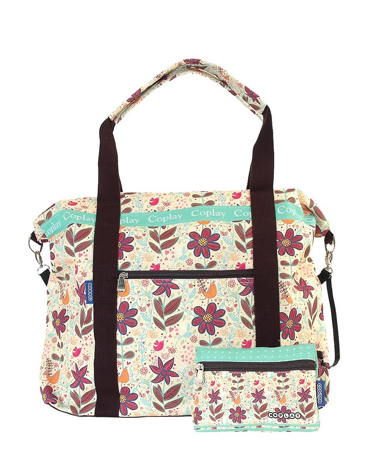 小雛菊花園| 旅行袋 | 大容量 | 肩背包 | 斜背包 | 手提包 - 側背包/斜孭袋 - 防水材質 多色