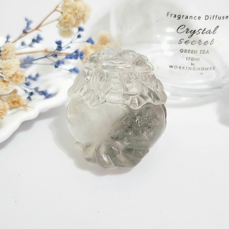 綠幽靈龍龜/正港財神之水晶 - 擺飾/家飾品 - 水晶 綠色