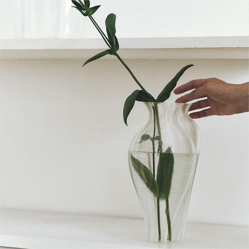 送料無料 いつまで プリント 3D PLA 花瓶 chefwho ショップ - ツイン花瓶 アート 絵画