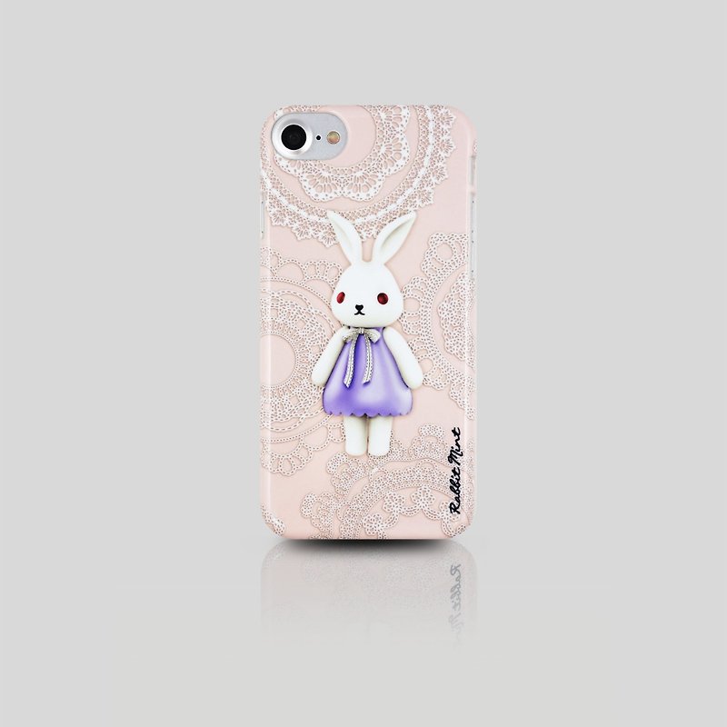 (Rabbit Mint) 薄荷兔手機殼 - 蕾絲布瑪莉 Merry Boo - iPhone 7 (M0019) - 手機殼/手機套 - 塑膠 粉紅色