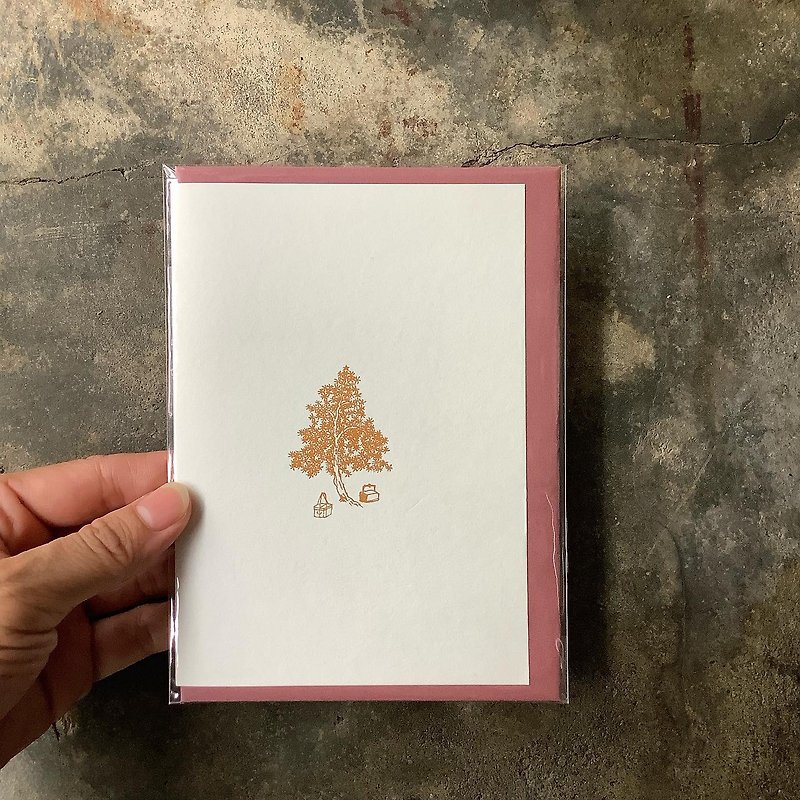 カード/メリークリスマスマスタードシード/ワイルドローズ封筒 - カード・はがき - 紙 ホワイト