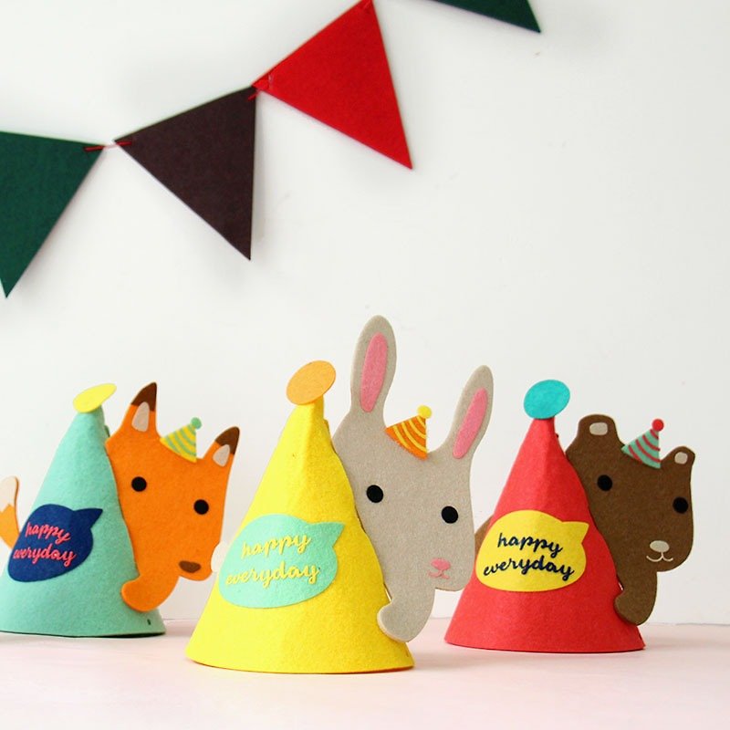 U-PICK original life creative cute animal series party hat birthday hat party decoration dress up - Hats & Caps - Other Materials 