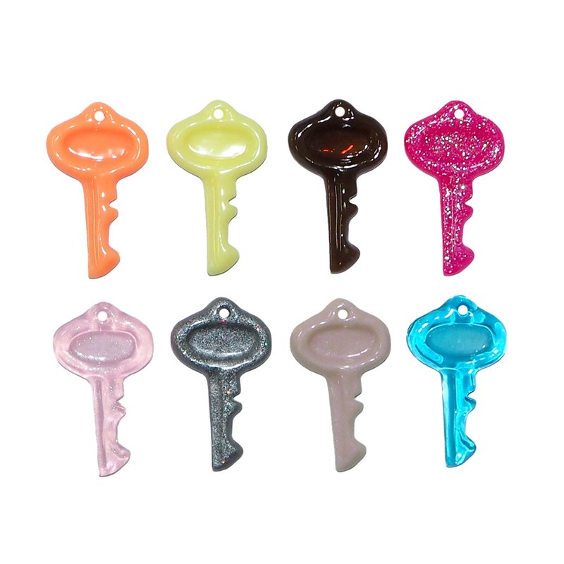 Your own key CHARM - Keychains - Plastic Multicolor