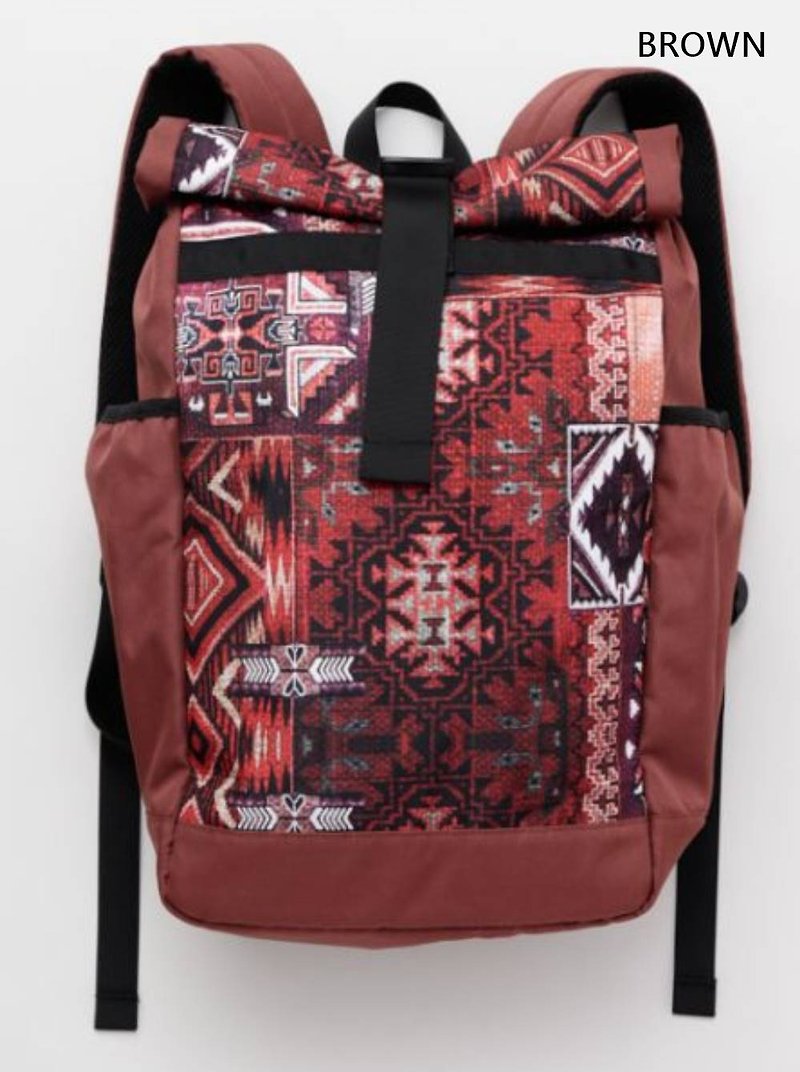 [Hot pre-order] Backpacks with ethnic style totem (three styles) CTRP0301 start school gift - กระเป๋าเป้สะพายหลัง - ไฟเบอร์อื่นๆ หลากหลายสี