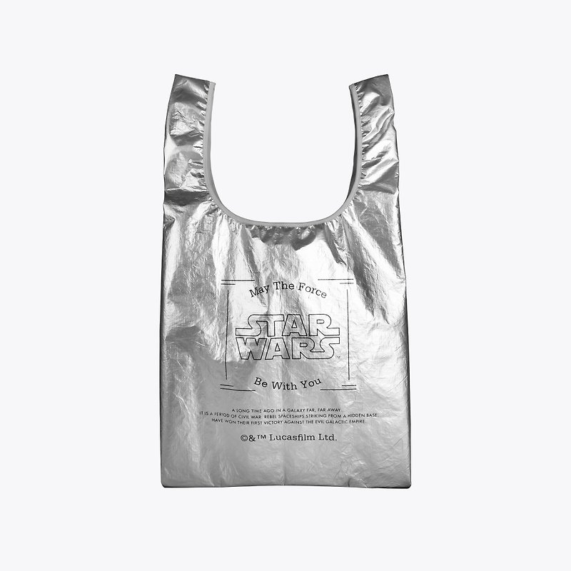 STAR WARS SWID Eco Bag Silver - กระเป๋าถือ - วัสดุอีโค สีเงิน