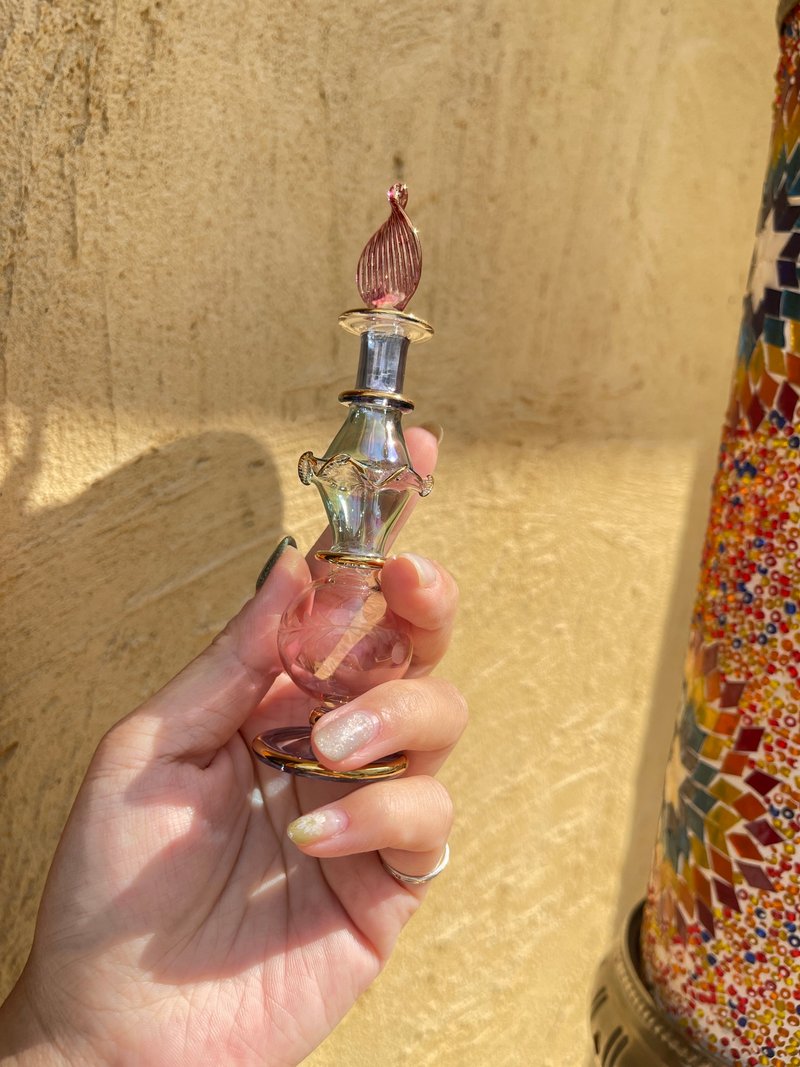 Anubis Series-Handmade Egyptian Glass Perfume Bottle/Essence Bottle/Empty Bottle/Blind Box-Random Shipment - Fragrances - Glass Multicolor