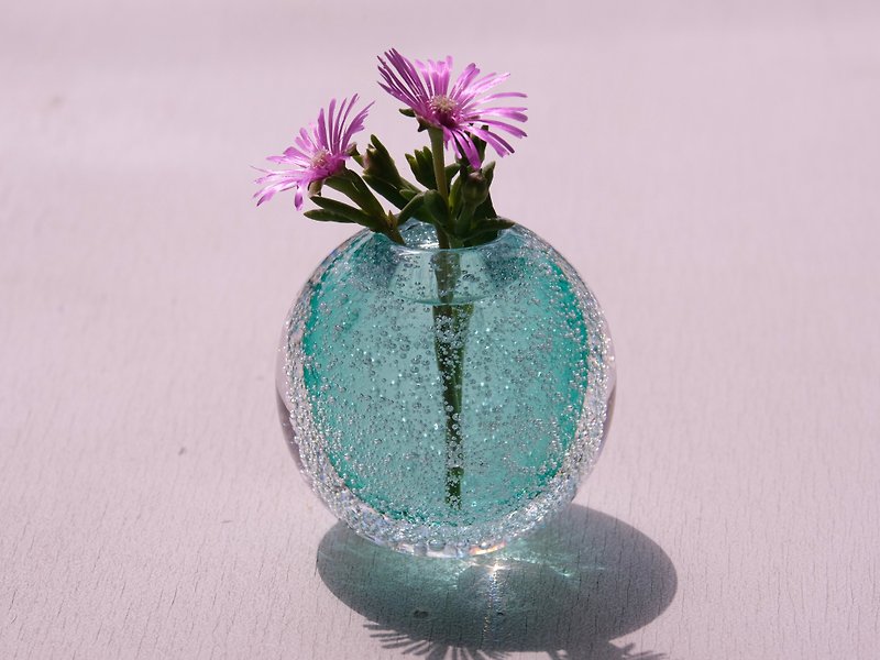 Bubble Vase (Emerald Green) - Pottery & Ceramics - Glass Green