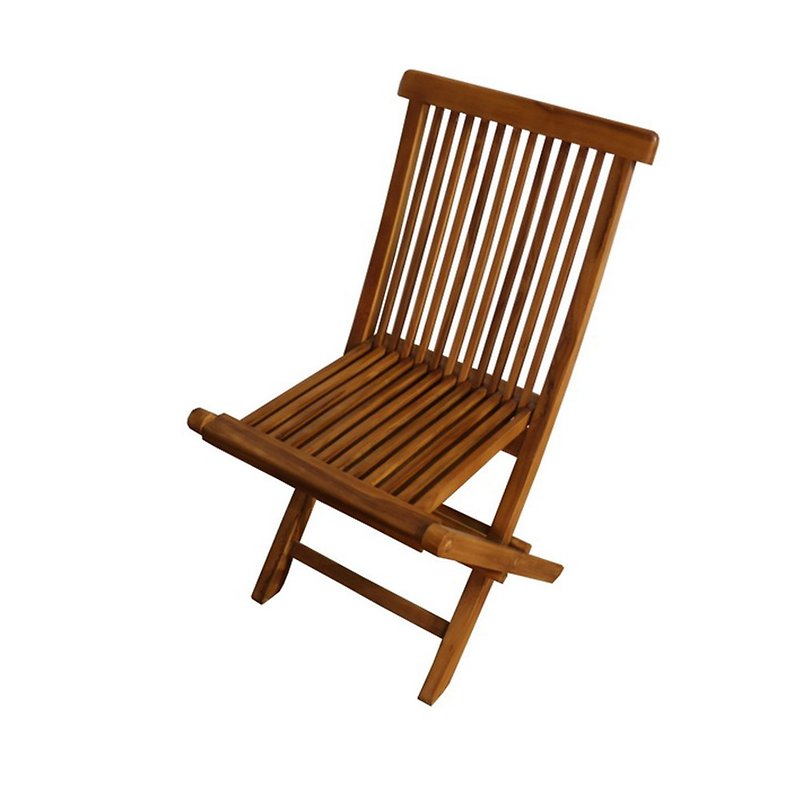 【吉迪市100%全柚木家具】DF021 柚木戶外休閒折疊椅 椅子 戶外椅 - 其他家具 - 木頭 