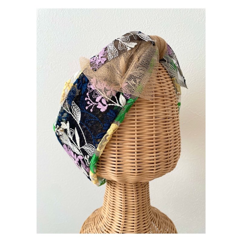 Embroidery Lace Hair band - 髮箍/髮帶 - 聚酯纖維 多色