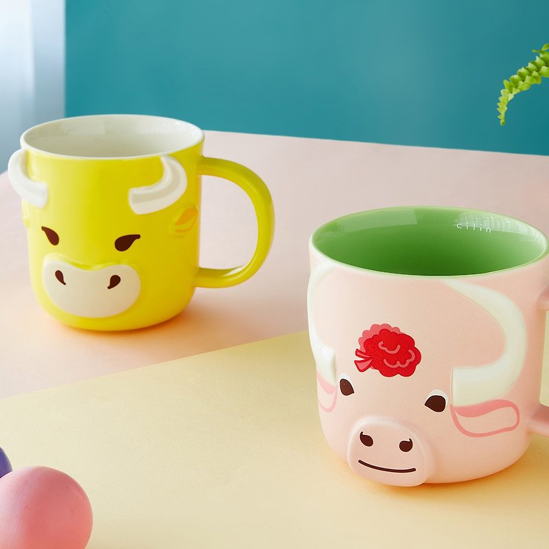 2021Year of the Ox - Lift Your Head in Joy /mug - Mugs - Porcelain Multicolor