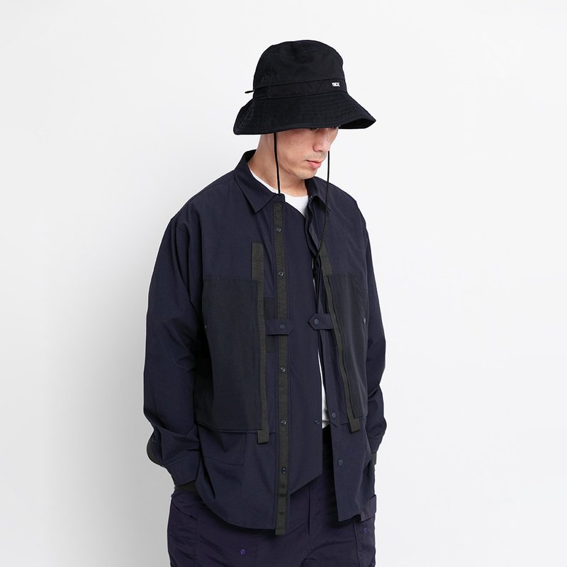 4way Stretch Work Shirt Jacket 輕質四面彈工裝襯衫夾克 - 男夾克/外套 - 尼龍 