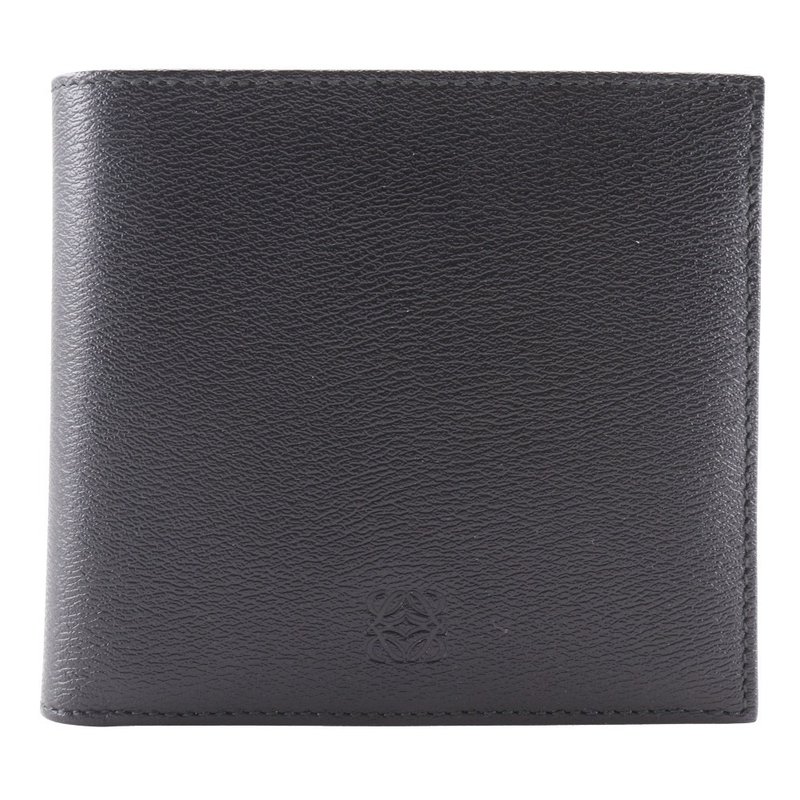 【日本直送】ロエベ LOEWE アナグラム 二つ折り財布 札入れ 103.30.302 レザー 黒 メンズ【中古】 - 錢包/皮夾/長短夾 - 真皮 黑色