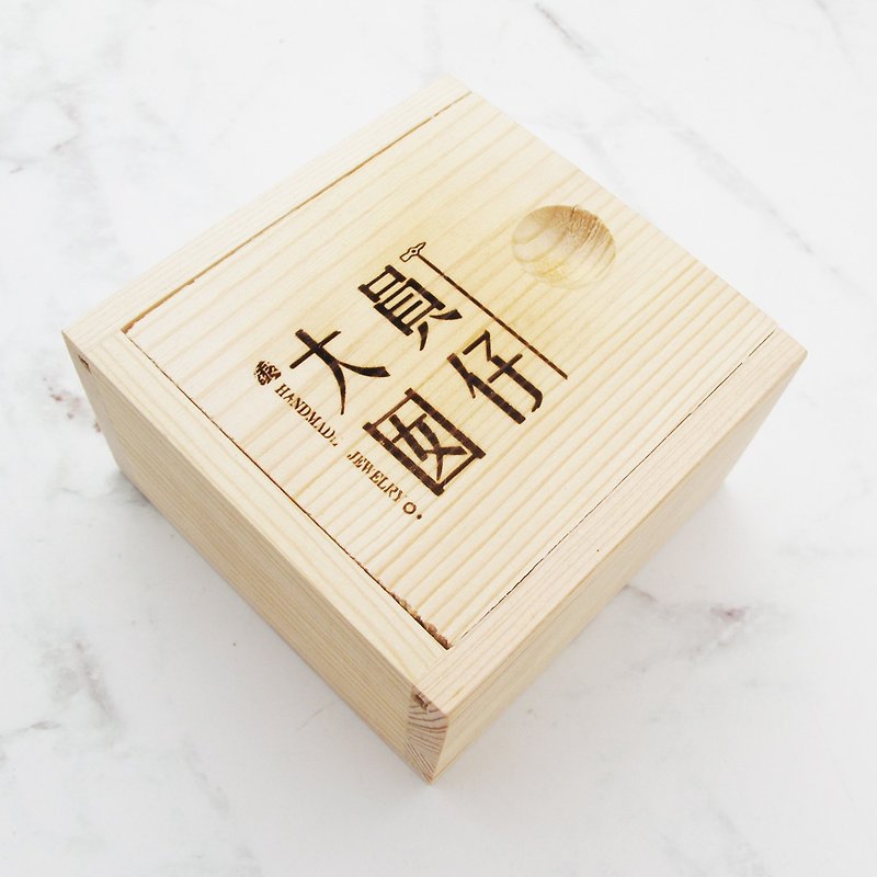 [Additional purchase] Wooden ring box | Customizable patterns | Please place an order with other products | - Other - Other Materials Multicolor